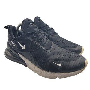 Nike Air Max 270 Mens 11.5 Black White Sneaker Shoes Athletic Comfort AH8050-002